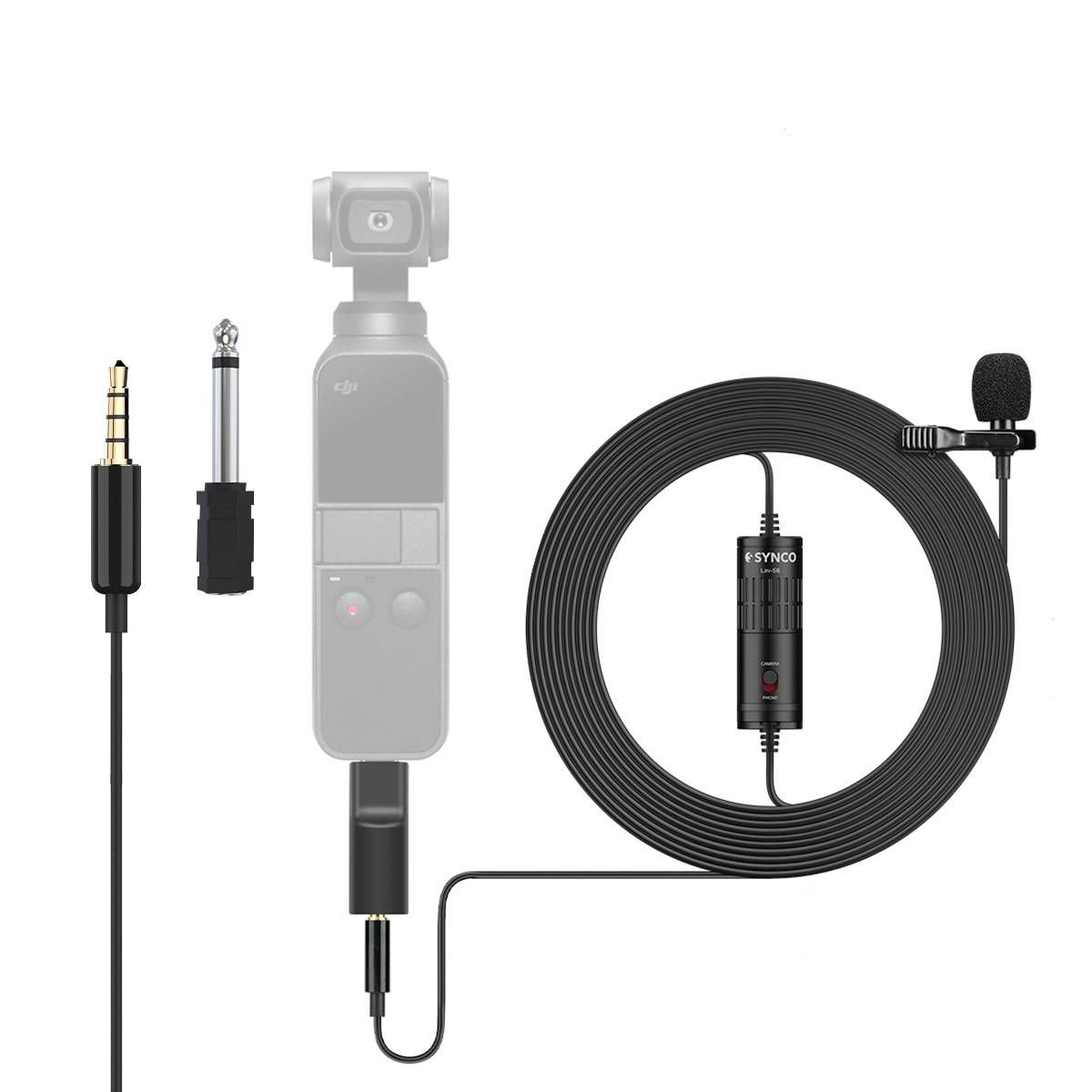 Synco Audio Lav-S6P Omnidirectionele Lavalier Microfoon - DJI OSMO Pocket