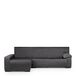 Eysa Light Bankhoes voor chaise longue, met lange mouw, linkerkant, vooraan, antraciet