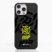Ninjas in Pyjamas Coque de Téléphone Compostable Apple iPhone 14 Pro - Fibriva™ Officielle avec Logo Stealth Noir Jaune