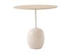 &Tradition Table d'appoint Lato LN9 Oak-Crema diva marble