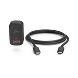 Hama 00200018 Chargeur de voiture pour appareils mobiles, Noir
