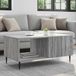 Maison Exclusive - Table basse, gris Sonoma, 90 x 50 x 40 cm, panneau de particules