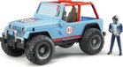 Bruder Jeep Cross-country terreinwagen met bestuurder 1:16 02541 - Blauw
