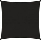 vidaXL Zonnezeil 160 g/m² 3x3 m HDPE Zwart