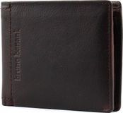 bruno banani Leren Portemonnee Arizona Wallet Quer Brown Bruine