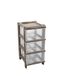 Essential Cassie Commode | 3 laden | antraciet | H 60 cm | Made in Italy