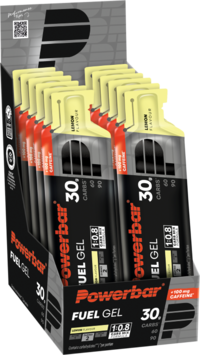 Powerbar Black Line Fuel Gel - Citroen + Cafeïne - 12 x 50 ml