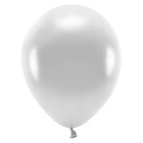 Partydeco Sp. Z O. O. 200x ballons argentés 26 cm éco/biodégradables