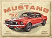 Nostalgic Art Merchandising Wandbord - Ford Mustang GT 1967 American Classic