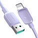 Apple câble de recharge Lightning de 1,2 mètre pour iPhone, iPad, iPod, Apple TV, Siri Remote. Câble renforcé, câble de données, câble de téléphone violet/lilas