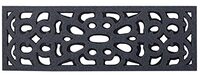 Nicoman Antislip barrière deurmat milieuvriendelijke schraap outdoor drainagedeurmat, grijs, (75 x 25 cm) smal