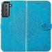 iMoshion Hoesje Samsung Galaxy S22 - Mandala Bookcase - Turquoise