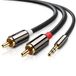 Ugreen 10590 Audio kabel zwart 3m