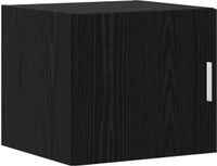 vidaXL Wandkast Zwart Eiken 45 x 42,5 x 40 cm Bewerkt Hout