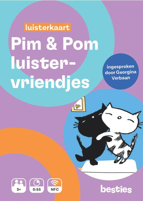 Top1Toys Pim & Pom Luisterkaart Besties - Luistervriendjes