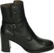 Nero Giardini I617700D Zwarte Leren Enkellaarsjes Blokhak 5-7cm