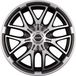 Borbet XA mistral antraciet gepolijst mat 9x20 ET35 5.00x114 hub bore 66.10 mm - aluminium velgen