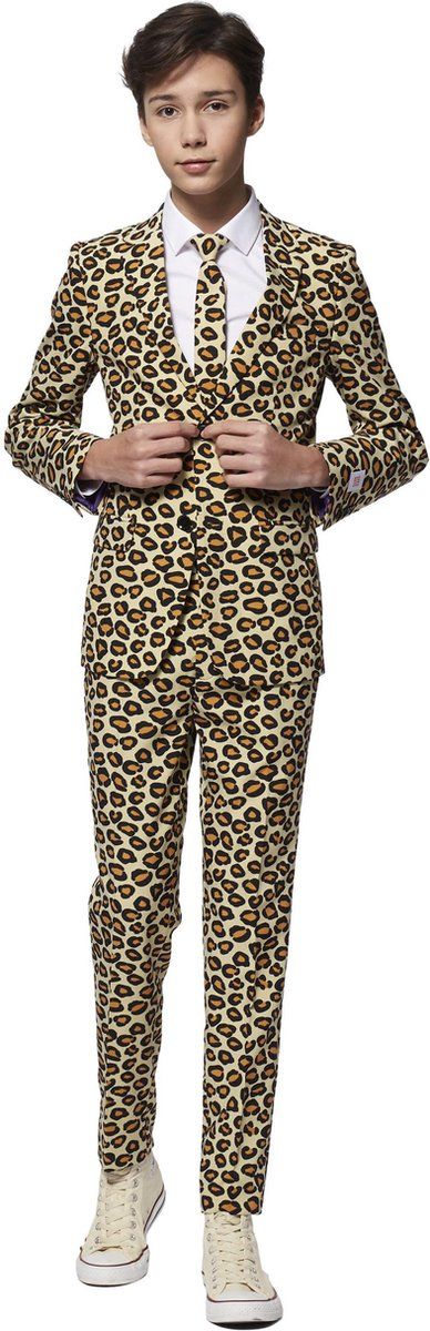 OppoSuits The Jag - Tieners Pak - Maat 12 jaar - Bruin