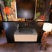 Mondiaz ERIN 80cm badmeubelset onderkast Rosee met 1 lade Wastafel RIDGE Dark grey