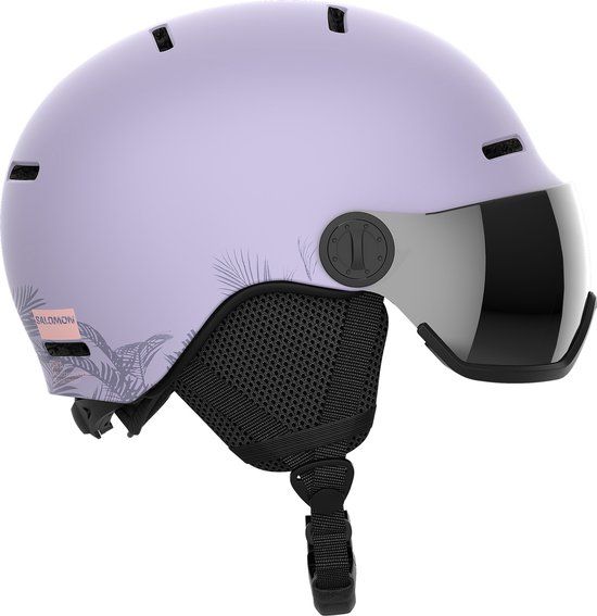 Salomon Orka Visor Skihelm Kinderen Noord-Atlantisch 53-56 cm