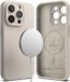Ringke Silicone Hoesje Geschikt voor Apple iPhone 15 Pro Max | Compatible met MagSafe | Back Cover Hoesje | Siliconen | Beige