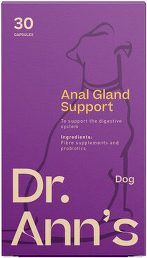Dr. Ann's Anal Gland Support - Anaalklieren Hond Supplement - 30 Capsules