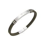 Breil LIGHT CUFF Armband Staal Groen 22 cm
