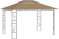 vidaXL Prieel 160 g/m² 4x3x2,7 m taupe