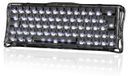 Clavier de jeu - 8000 Hz - Effet Hall - Disposition ISO allemande - Transparent