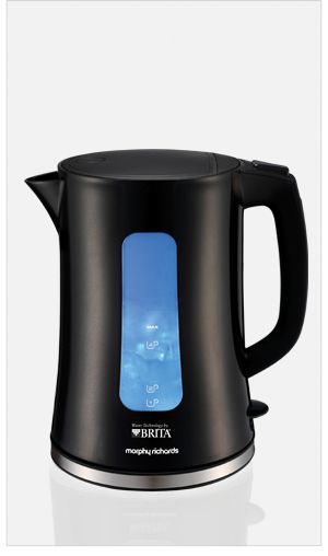 Morphy Richards 1L Black Kettle - 2200W