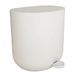 Relaxdays pedaalemmer, softclose deksel, uitneembare binnenemmer, 7 liter, badkamer/keuken, mat beige, 26x26x23 cm