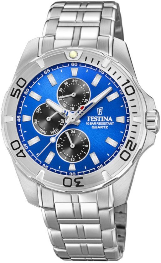Festina Multifunction horloge - Zilverkleurig