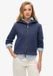 Superdry Essential Logo hoodie met rits Dames Princedom Blue Marl
