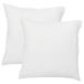 Matt & Rose Set Kussenslopen - Wit - (2x) 65 x 65 cm - Mousseline Katoen