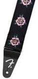 Fender 0990638056 Rose Gitaarband Jacquard Nylon Verstelbaar Leer Uiteinden