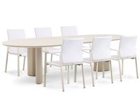Lifestyle Garden Furniture Lifestyle Lifestyle Rome/Weave 240 cm dining tuinset 7-delig