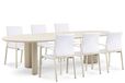 Lifestyle Garden Furniture Lifestyle Lifestyle Rome/Weave 240 cm dining tuinset 7-delig