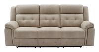 Vente-unique ORTIANO Uittrekbare sofa 3 zitplaatsen Beige
