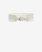 Isabel Marant Ceinture Lucie En Cuir - Femme - Écru-argenté - Taille 85