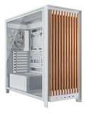 Corsair FRAME 5000D WOOD RS Midi Tower Noyer, Blanc