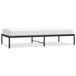 VidaXL Bedframe metaal zwart 90x190 cm