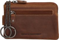 Hide & Stitches Japura Sleuteletui - 100% Leer - Cognac