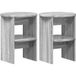 Maison Exclusive - Meuble d'appoint 2 portes Gris Sonoma Ø40 x 50 cm Bois d'ingénierie