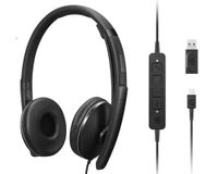 Lenovo 4XD1M39029 Headset Bedraad Hoofdband USB Type-C Zwart