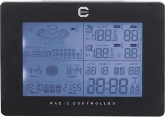 Weerstation Wifi Edition - Draadloos Weerstation met Buitensensor