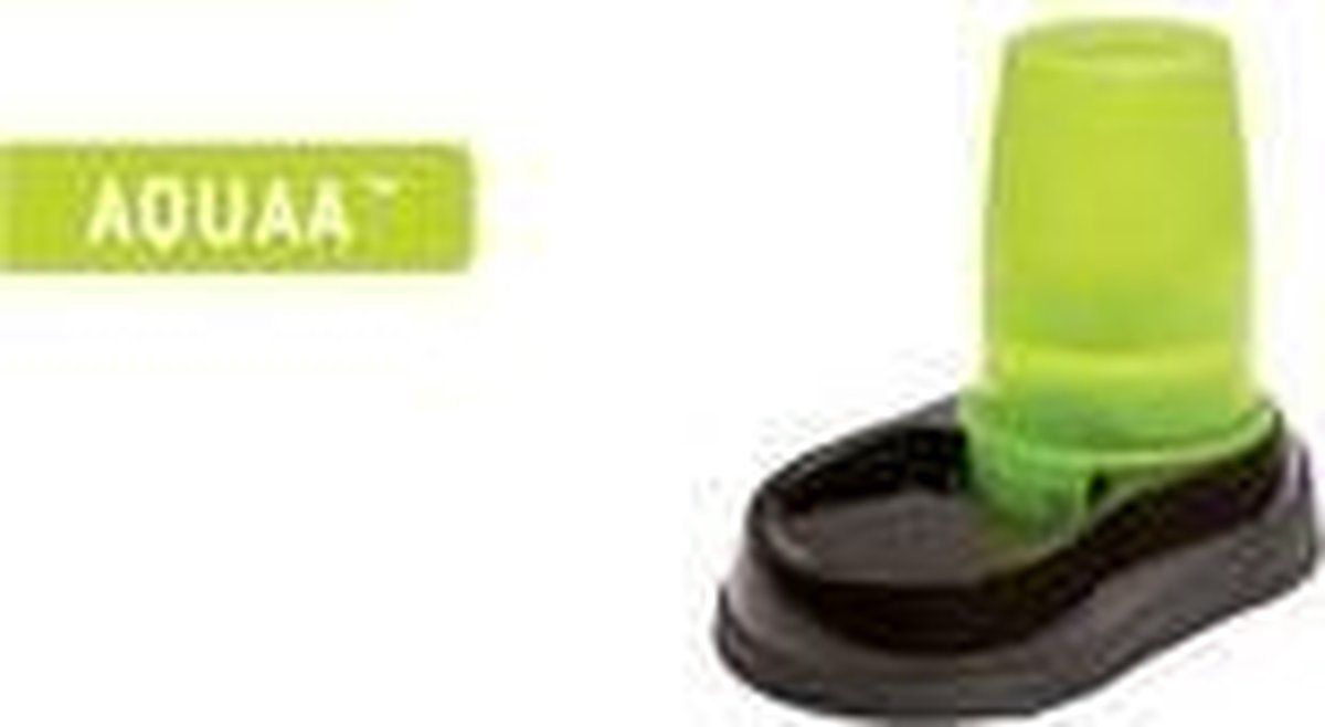 MAELSON Aquaa 250 - Waterbak voor katten en honden - 2,5 liter - Zwart / groen