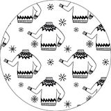 Bonateks, Ronde digitaal bedrukte muismat, antislip onderkant, voor kantoor en thuis, diameter: 22 cm