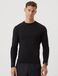 Björn Borg Merino Blend Heren sport top met lange mouwen - Merino wollen thermoshirt - heren thermo ondergoed - M - Zwart