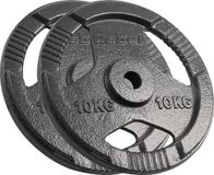 Rebel Active Gietijzeren Halterschijven - 2x10kg - Met Handgrepen - Ø 31mm