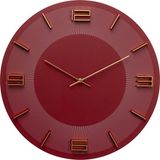 Kare Design Wandklok Leonardo Rood